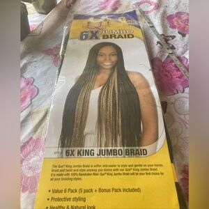 MULTI PACK DEALS! Milky Way Synthetic Hair Que Premium Soft Jumbo Braid (6-PACK
